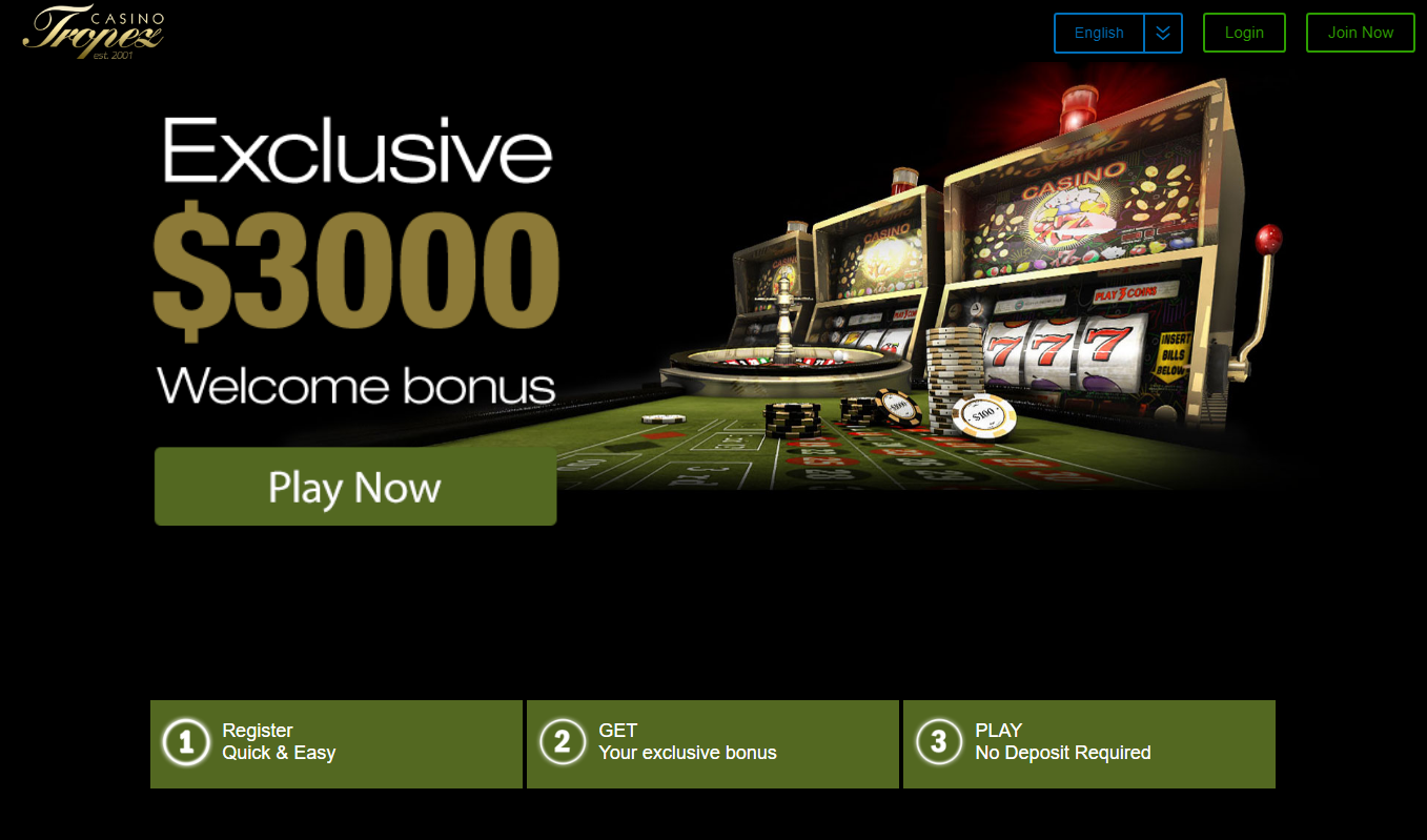 Casino Tropez latest offer