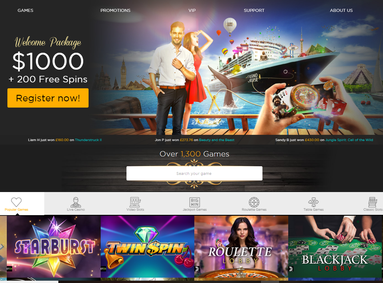 Casino Cruise Latest Bonus