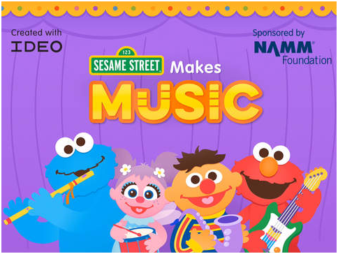 Sesame street makes music