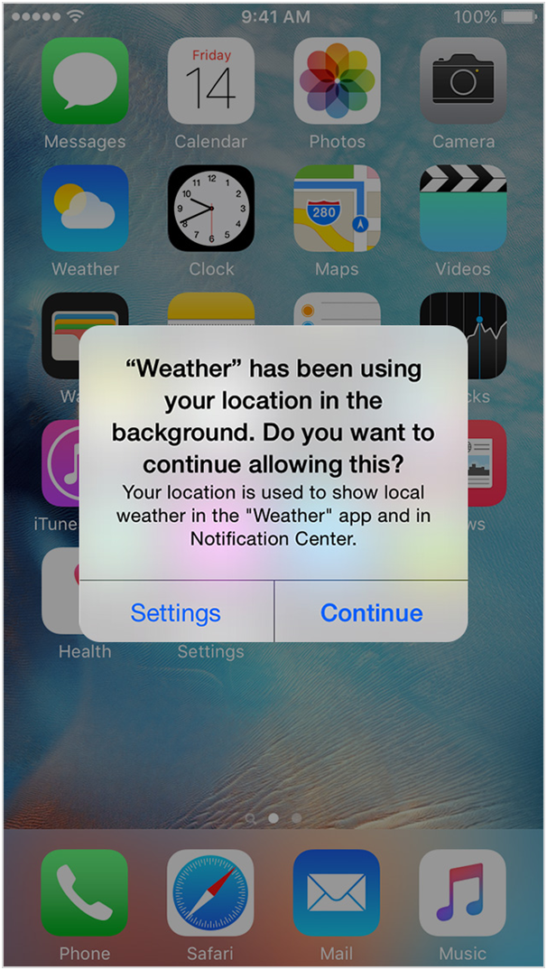 Location Services- Weather App