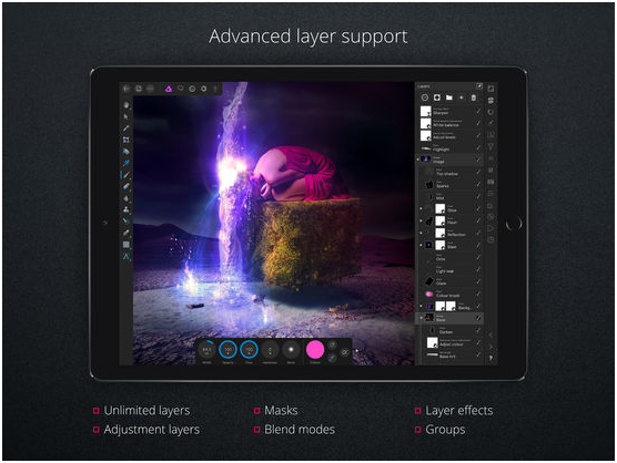 Affinity Photo app features
