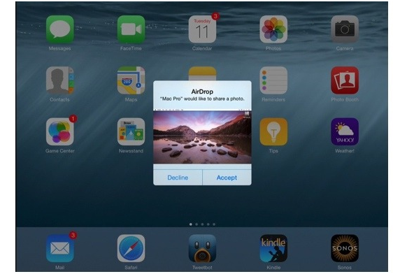 Airdrop-iPad