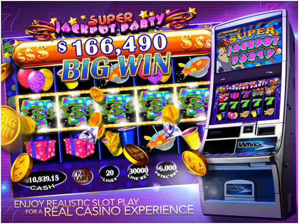 Jackpot Party Casino to play free pokies with your iPad