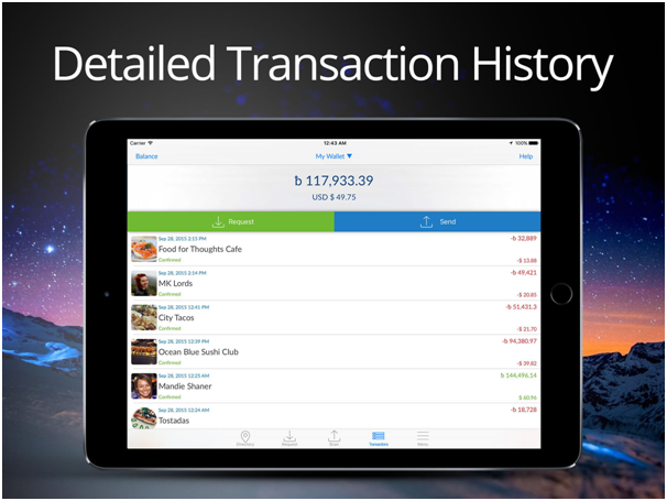 AirBitz App - The bitcoin wallet for iPad