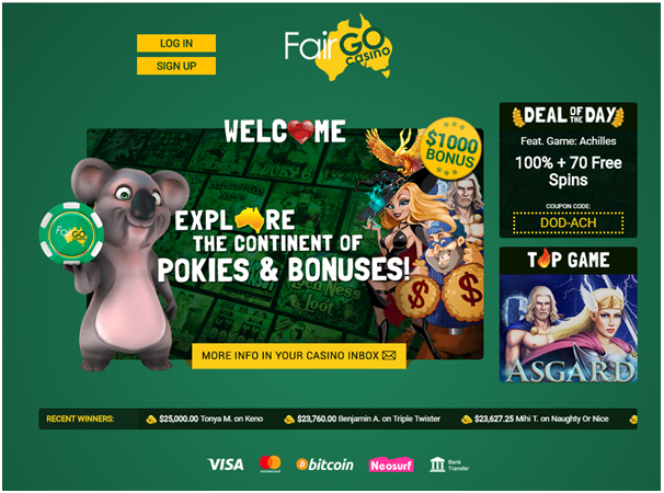 Fair Go Casino for iPad