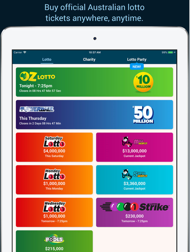 How to play Lotteries with iPad?