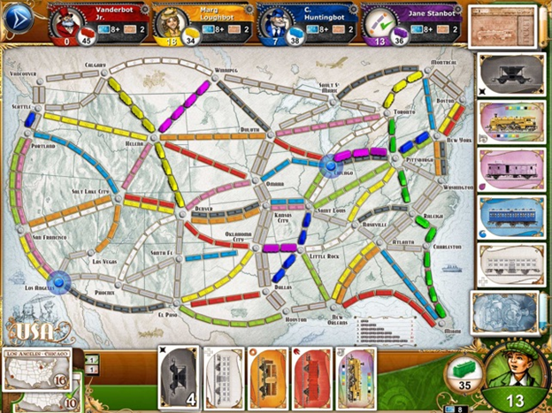 Ticket to ride game app