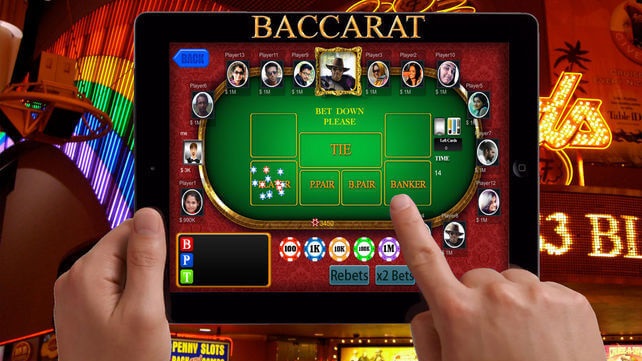 Play for real Baccarat on iPad