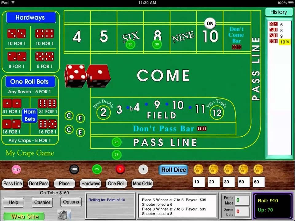 Craps on iPad