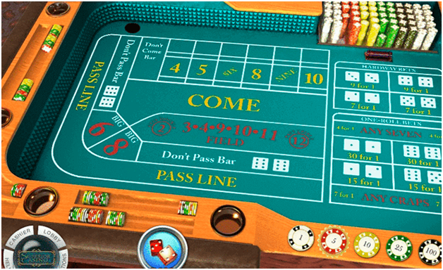 The rules to play casino craps