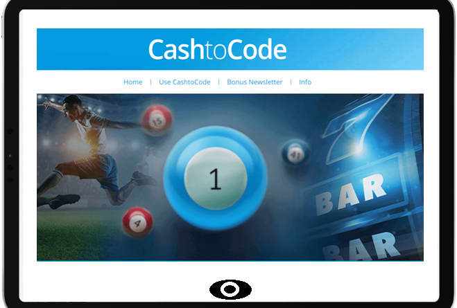 Cash to code iPad casinos